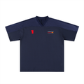 Verstappen Red Bull Racing Oversized Mesh V-Neck Soccer Jersey