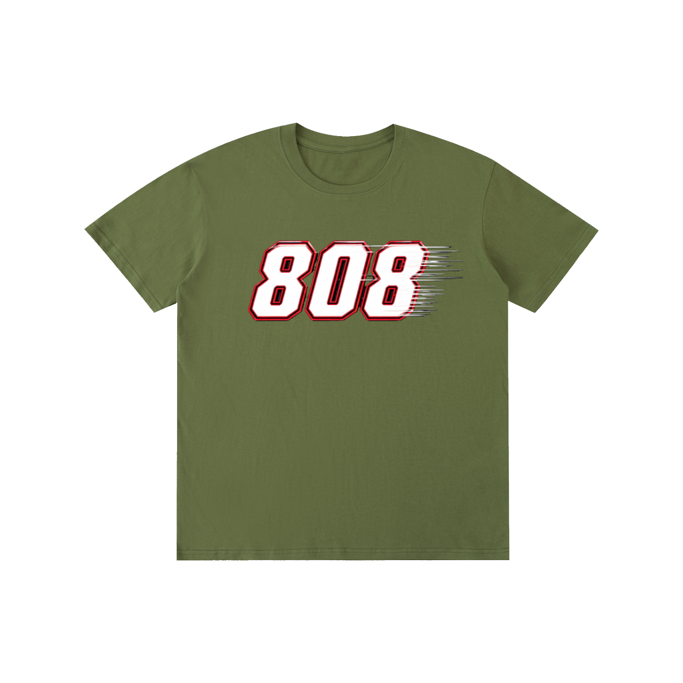 Aloha Hawaii 808 Racing Club Green Cotton Shirt