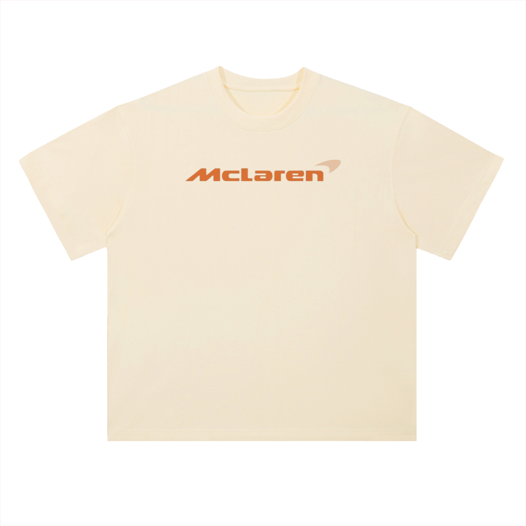 McLaren F1 Team Lando Norris, Oscar Piastri Heavyweight Drop Shoulder Cotton T-Shirt